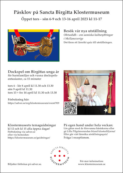 Sancta Birgitta Klostermuseum: påsklov 2023