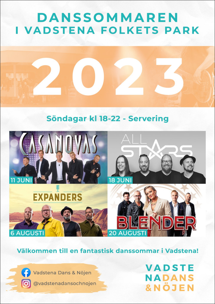Danssommaren i Vadstenas Folkets Park 2023