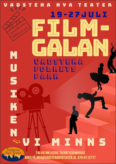 Vadstena Nya Teater: Filmgalan - Musiken vi minns i Vadstena Folkets Park 2023