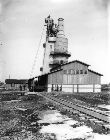 Bårstad's former limekiln. Photo: Arkiv Förening Gamla Vadstena