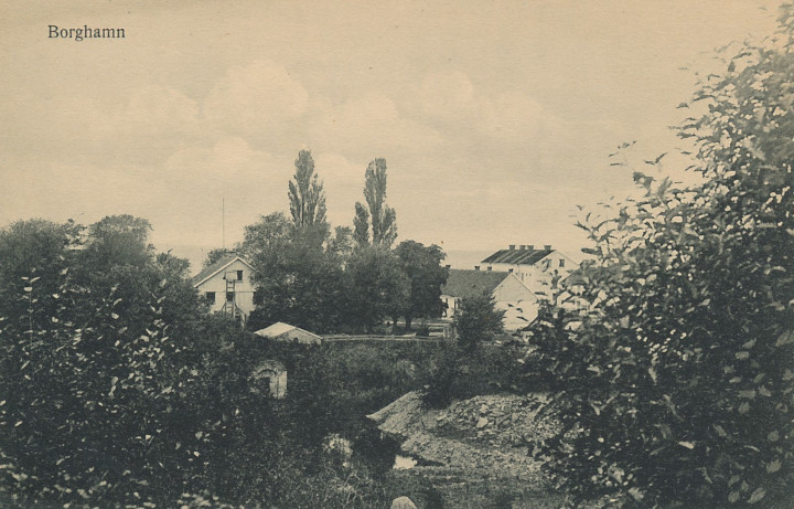 En hälsning från Borghamn: Borghamns Kronoarbetsstation, ca. 1880