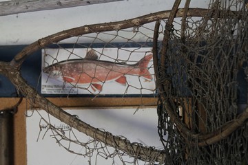 Borghamns fiskemuseum: fiskeredskap. Foto: Bernd Beckmann