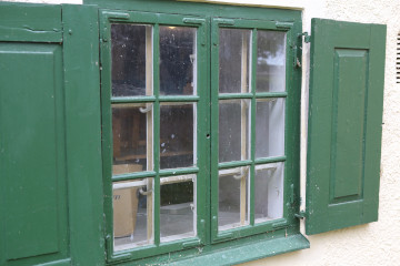 Hospital building, Window to storage. Photo: Bernd Beckmann