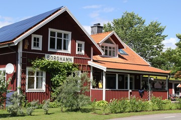 Gamla stationhuset, Borghamn. Foto: Bernd Beckmann