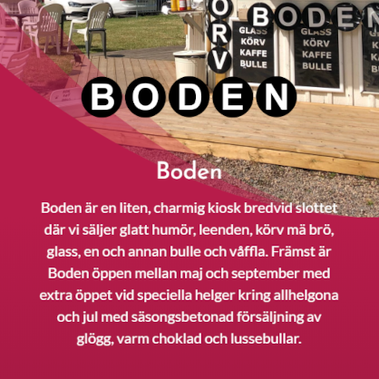 Boden i hamnparken, Vadstena