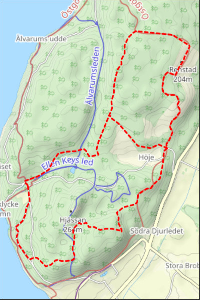 Ekopark Ombergs cykelleder