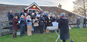 Valborgsfirande på Hovanäsudden