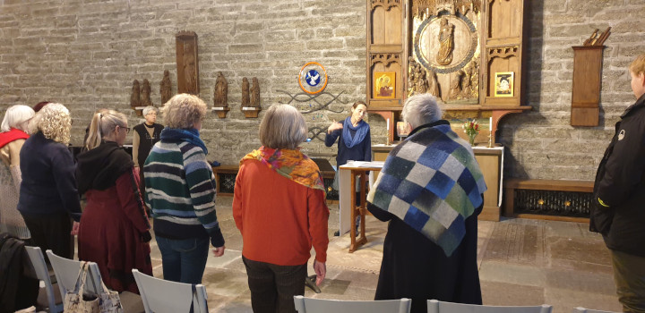 Vadstena klosterkyrka: Gregoriansk_sångövning