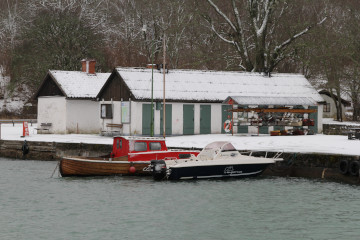 Hafen in Borghamn. Foto: Bernd Beckmann