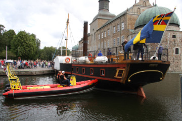 Hjulångaren Eric Nordevall II i Vadstena