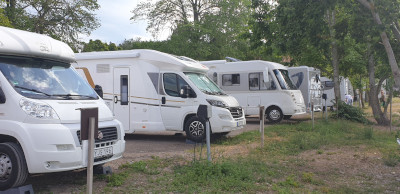 Borghamn Strand: Campsites at Borghamn's harbour