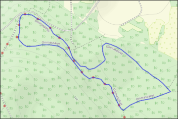 Map Ommaspåret