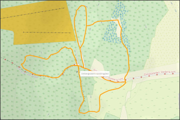 Ombergslidens Wanderweg