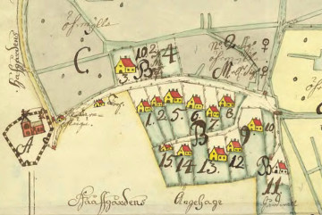 Hov village 1718